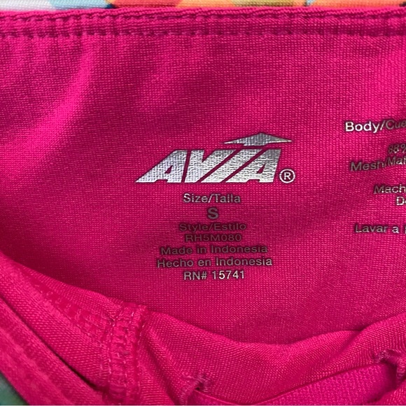 Women's Active AVIA Yoga Cropped Capri Gym Leggings Size S- Multicolor Abstract - Picture 4 of 6